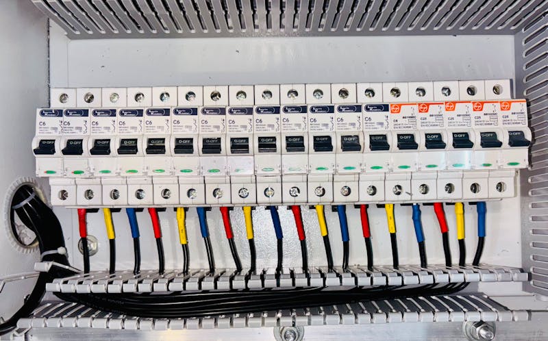 Circuit breaker safety switch panel